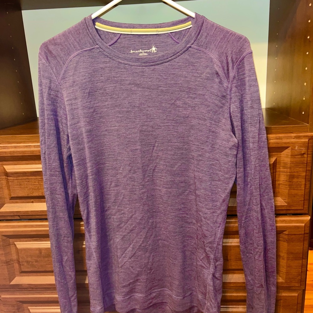 Smartwool Women's Long Sleeve Tee - Purple
